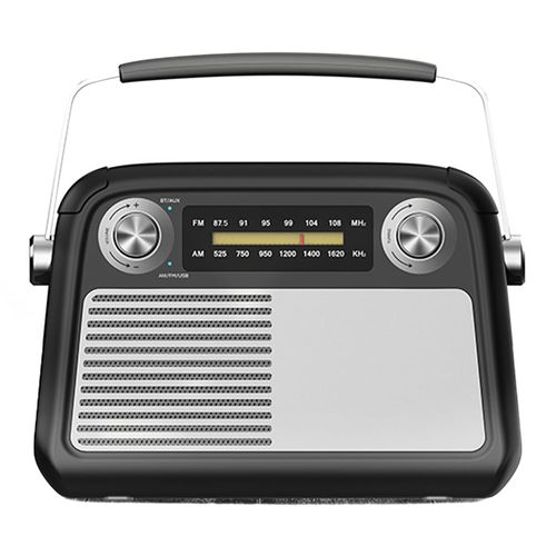 Radio bluetooth Richards FB-R102 AM/FM, panel solar, negro