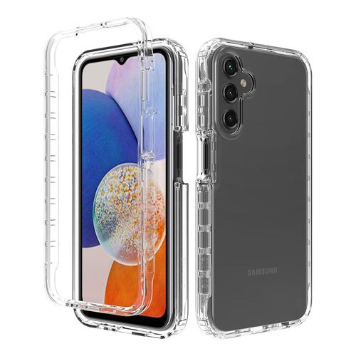 Case para Samsung A55 Protección 360, 3 en 1, transparente