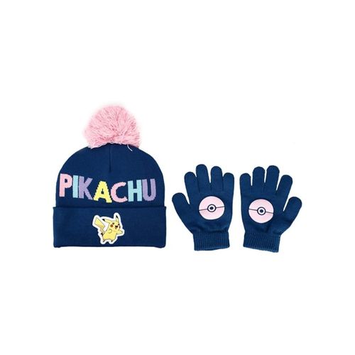 Pokemon Gorro con Guantes Niñas Exclusivo Pikachu