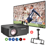 Proyector-Smart-Android-90-Owlenz-Sd150---Ecran-120----Rack-Metalico-para-Techo