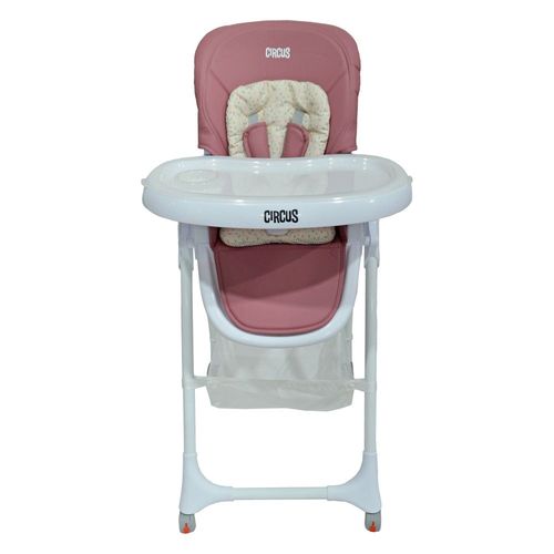 Silla De Comer Para Bebé Baby Circus Charlie Rosado