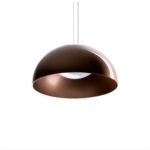 Luminaria Polly Bicolor Transparente / Bronce