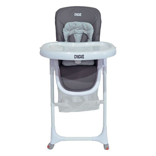 Silla De Comer Para Bebé Baby Circus Charlie Gris