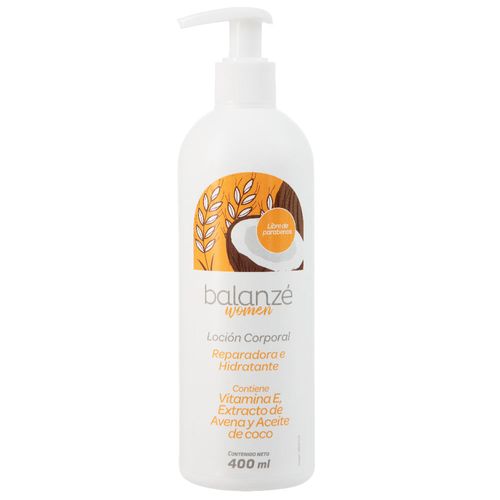 Crema Corporal Reparadora Hidratante BALANZÉ WOMEN Frasco 400g