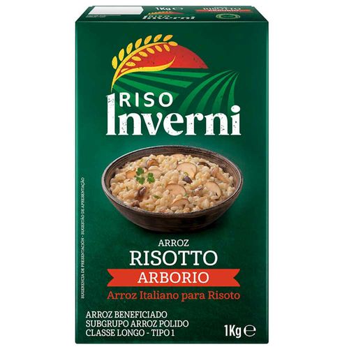 Arroz INVERNI Rissoto Arborio Caja 1Kg