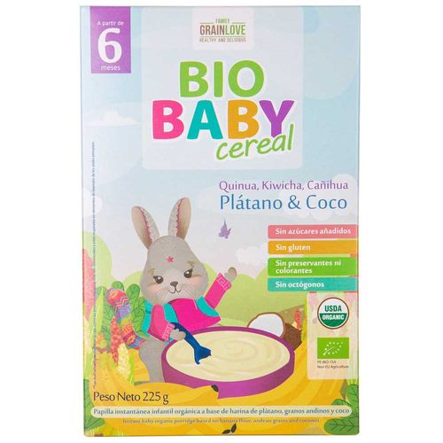 Papilla Instantánea BIO BABY Cereal Grainlove Caja 225g