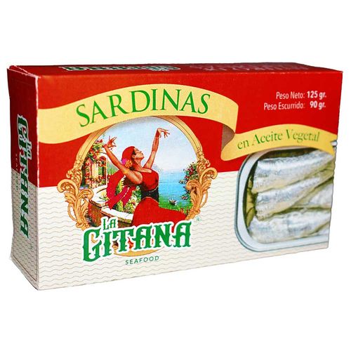 Conserva de Sardina LA GITANA Caja 125g