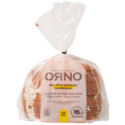 Pan Semi Hogaza Campesino ORNO Bolsa 400g