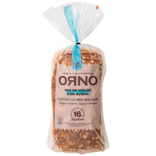 Pan de Molde con Avena ORNO Bolsa 600g