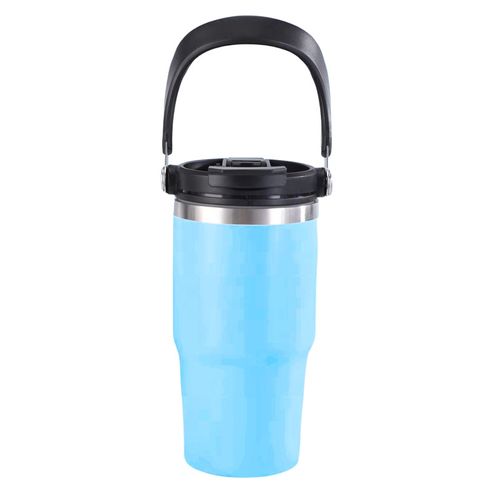 Vaso Termo Tomatodo Acero Inoxidable 600ml Color Celeste