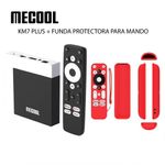 Mecool-KM7-Plus-Google-TV---Funda-protectora-para-mando--ROJO-