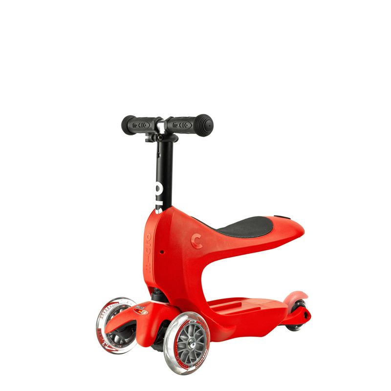 Scooter-Mini-Micro-2GO-Deluxe-Led-Rojo