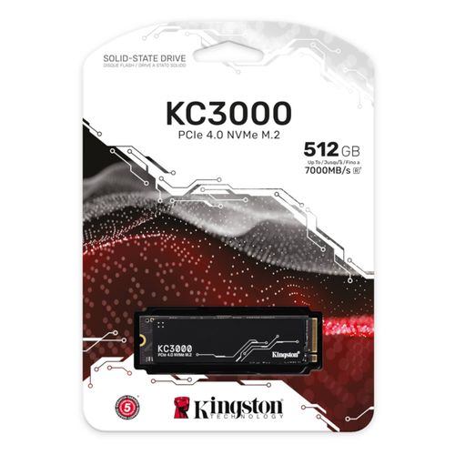 SSD Kingston KC3000 512GB NVMe PCIe 4.0  M.2 2280