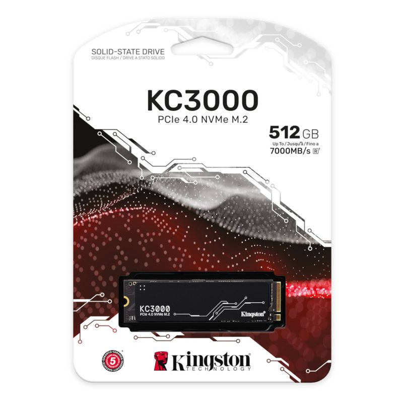 SSD-Kingston-KC3000-512GB-NVMe-PCIe-40--M2-2280