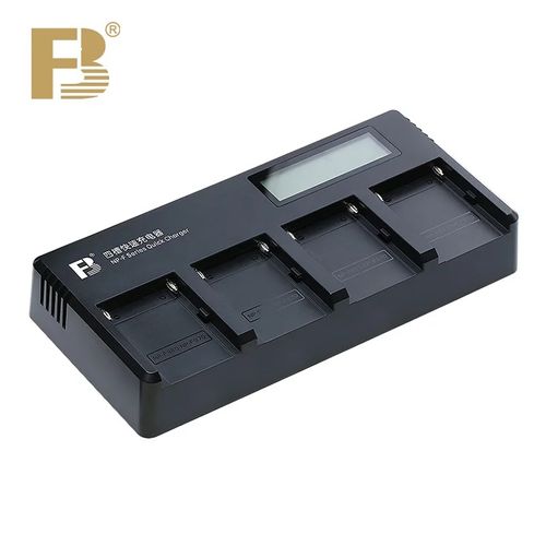 Cargador para 4 baterías NP-F970-4CH-FB