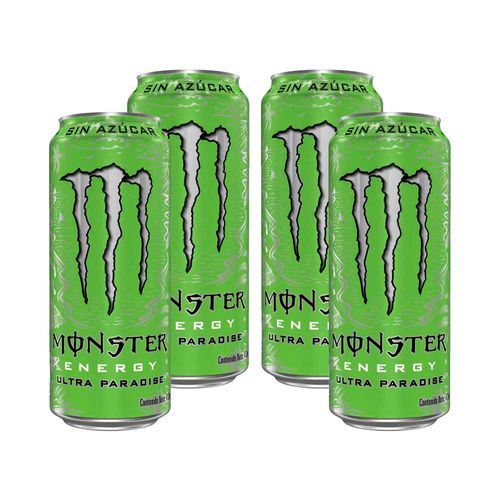 Pack Bebida Energizante MONSTER Paradise Lata 473ml x 4un