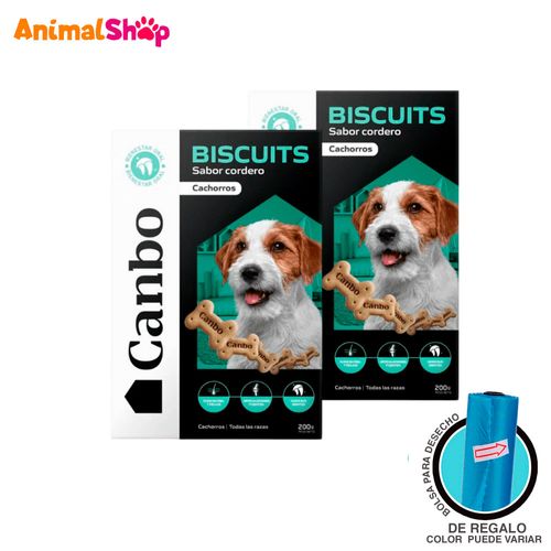 Canbo Cachorro Biscuits Cordero 200Gr X2 Unidades