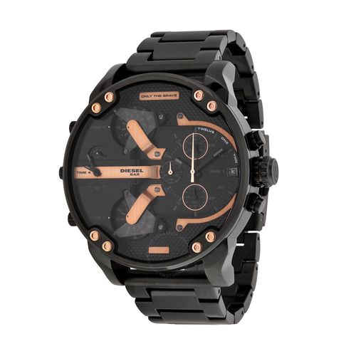 Reloj Diesel DZ7312 Genuino Black and Gold Rose Nuevo