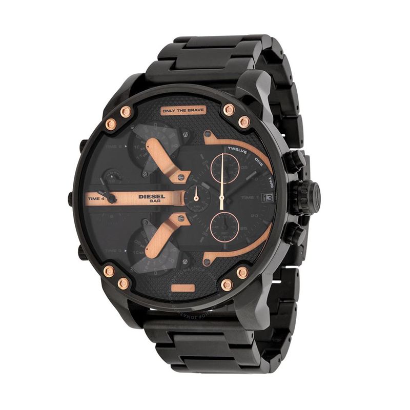 Reloj-Diesel-DZ7312-Genuino-Black-and-Gold-Rose-Nuevo