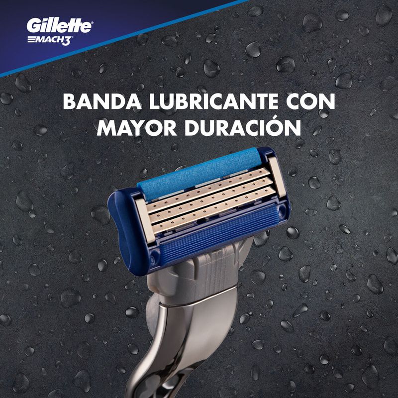 Maquina-Afeitar-Gillette-Mach3-Turbo-Recargable---Cartucho