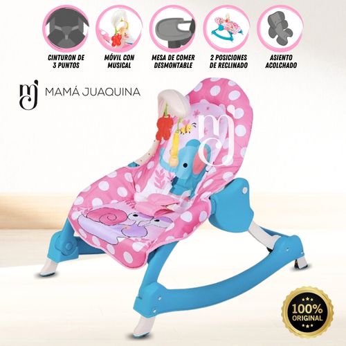 Silla Mecedora Didáctica «BABY ZU» Rosado