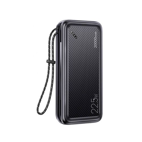 Power Bank 20000mAh QC30  PD 225W con cinta Negro Usams US-CD168