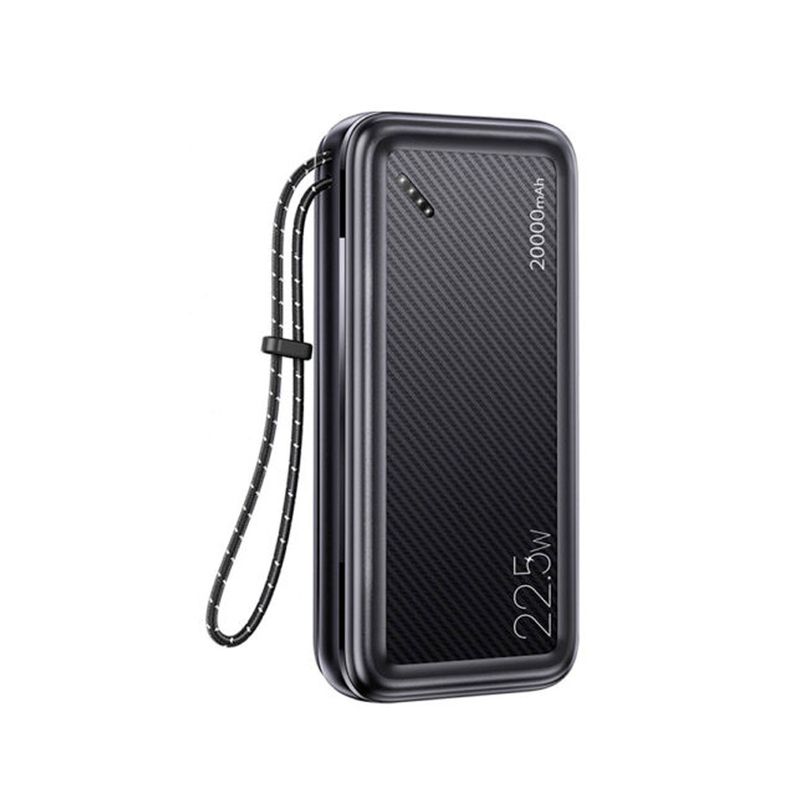 Power-Bank-20000mAh-QC30--PD-225W-con-cinta-Negro-Usams-US-CD168