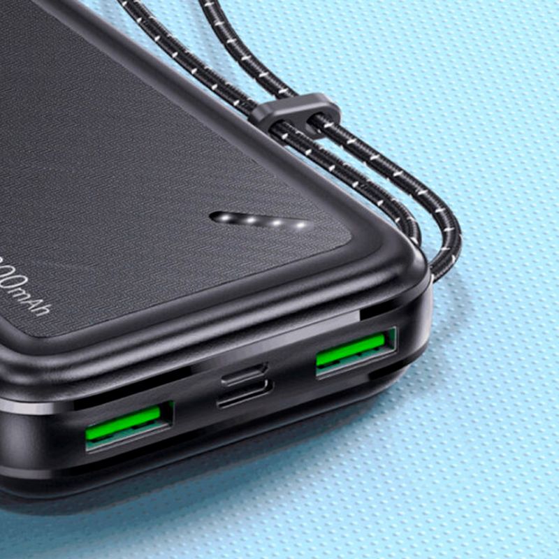 Power-Bank-20000mAh-QC30--PD-225W-con-cinta-Negro-Usams-US-CD168