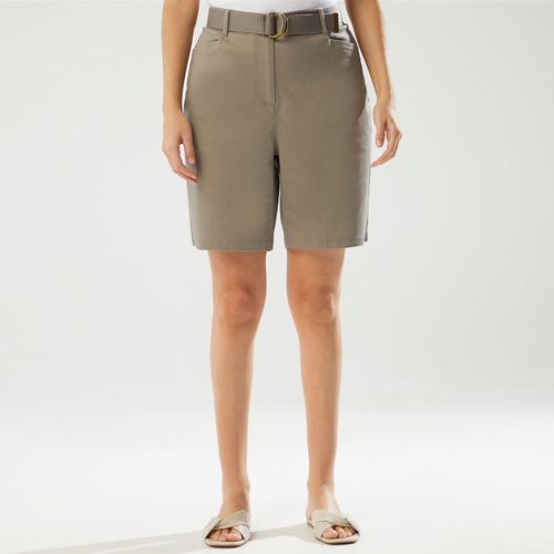 Short Madison Mujer Lona TAUPE