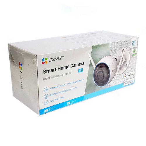 Camara de Seguridad WiFi Exterior Ezviz H3 - 5MP - Lente 2.8 MM - Resolución 3K