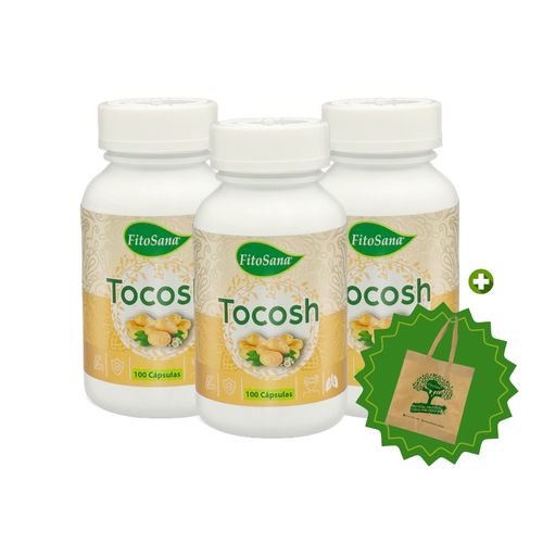 CAPSULAS DE TOCOSH FITOSANA 100U (03 FRASCOS + BOLSA REGALO)