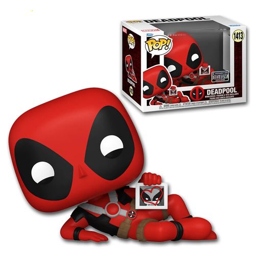 Funko Pop Marvel - Deadpool con foto de Wolverine exclusivo EE #1413