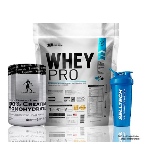 Pack Whey Pro 5 kg Chocolate + Creatina Kevin Levrone 300gr