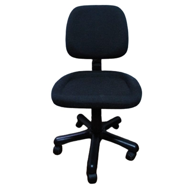 Silla-de-escritorio-Oficina-giratoria-Resistente-en-negro-Ergonomica