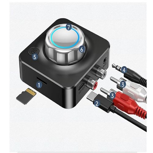 Receptor de Audio Bluetooth 5.0 Adaptador Inalámbrico 3D