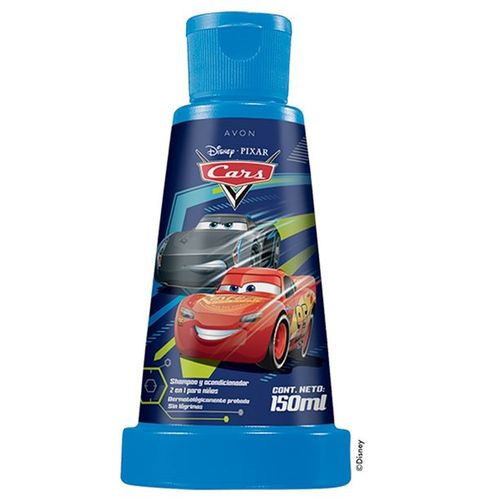 Shampoo y Acondicionador Avon 2 en 1 Cars para Niños 150 ml