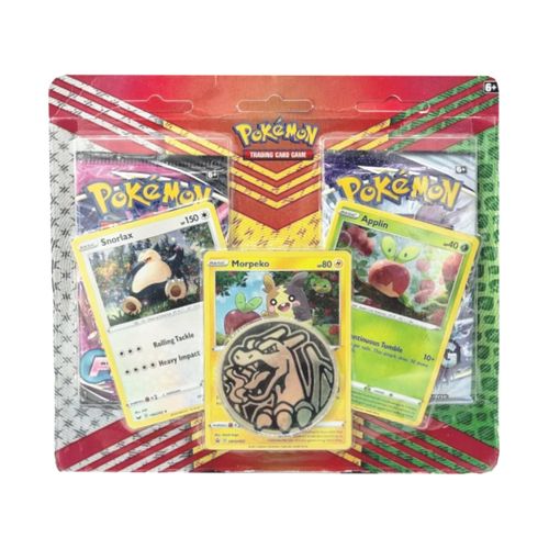 Pokemon TCG Pack Snorlax Morpeko Applin Charizard Coin