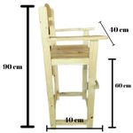 Silla-para-niños-altas-en-madera-pino-