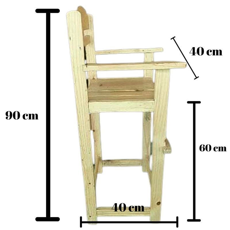 Silla-para-niños-altas-en-madera-pino-