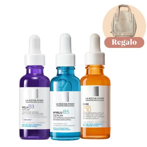 La Roche Posay Trio de Serums - Luminosidad, Antimanchas y Corrección