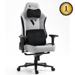 Silla-Gamer-Venture-Side-Prime-Ash-Gris-Cuero-Almohadilla-Inteligente-Magnetica-Reclinable