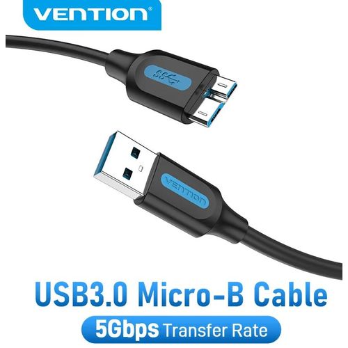 CABLE USB 3.0 MACHO A MICRO B - PARA DISCO DURO EXTERNO VENTION