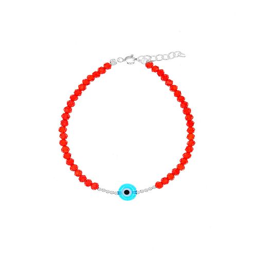 Pulsera Ojo Turco Murano Plata 925