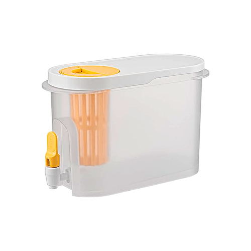 Dispensador de Bebidas con Filtro y Grifo de Plástico Blanco 3.9L