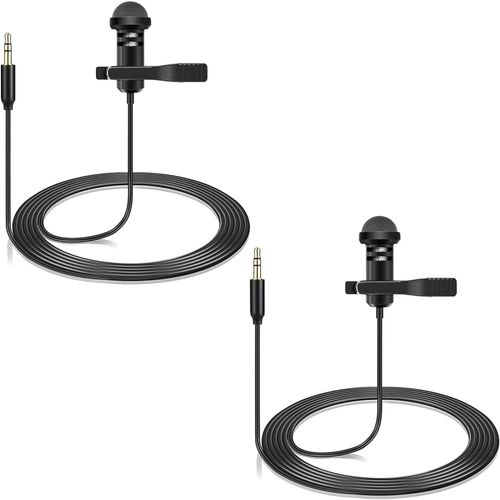 Micrófonos Lavalier Pack X 2 Wireless