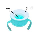Vaso-Anti-Derrames-Para-Bebe-Baby-Froggie-Dino-Rojo