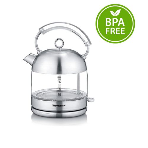 HERVIDOR DE AGUA DE CRISTAL RETRO BPA FREE - 1,7 LTS. - WK 3459