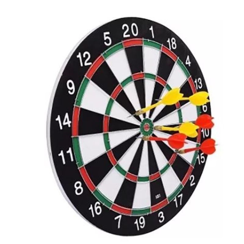 Juego-De-Tiro-Al-Blanco-Dart-Board-Grande---6-Dardos