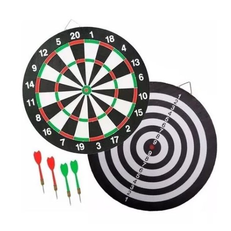 Juego-De-Tiro-Al-Blanco-Dart-Board-Grande---6-Dardos