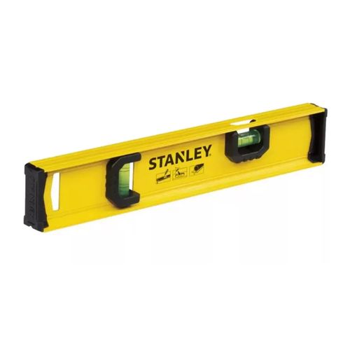 NIVEL DE MANO 32cm 12"  NIVEL PROFESIONAL ALUMINIO STANLEY